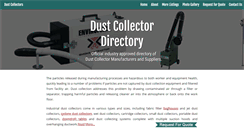 Desktop Screenshot of dustcollectormanufacturers.org